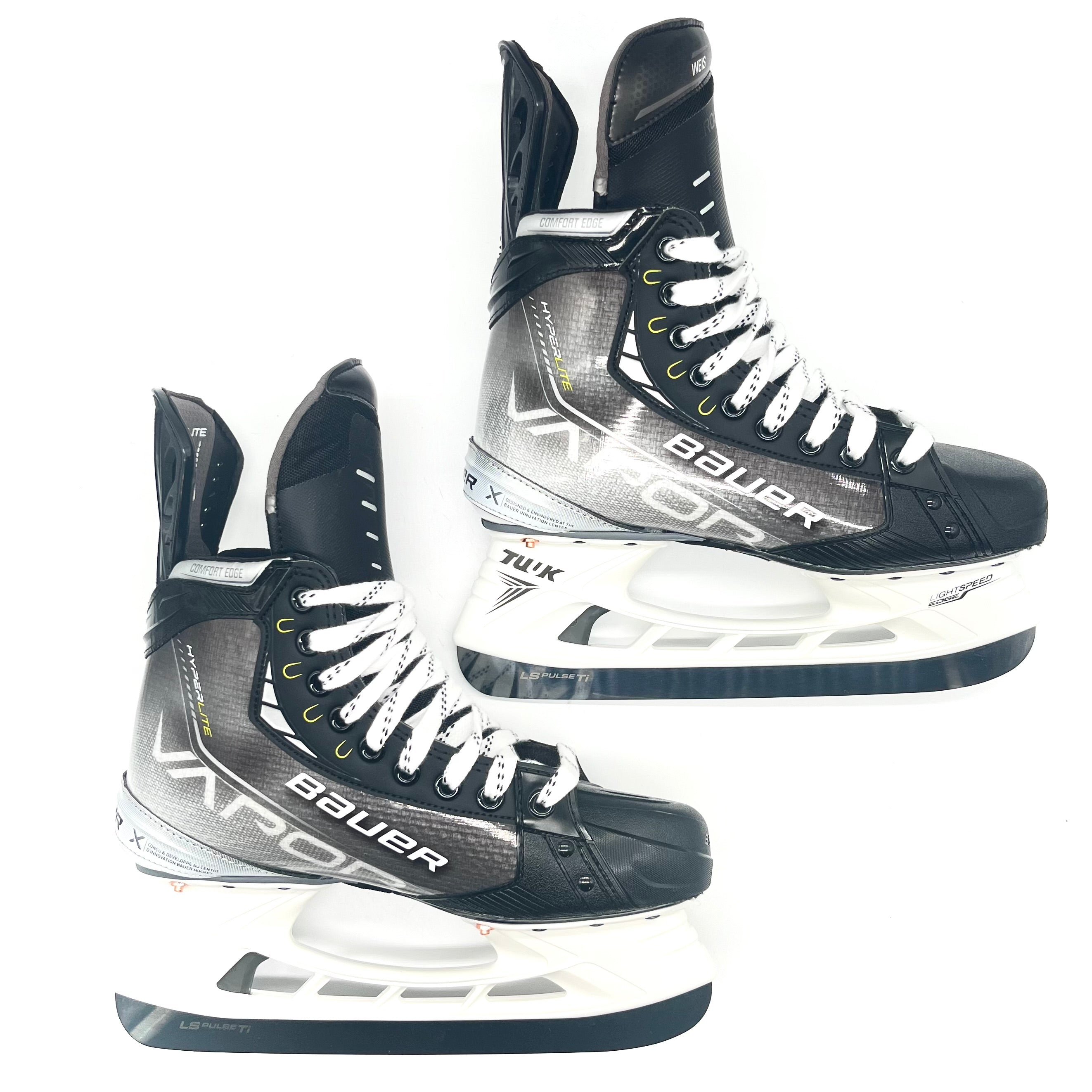 Bauer Vapor Hyperlite - Patins de hockey Pro Stock - Taille 7D (Weis)